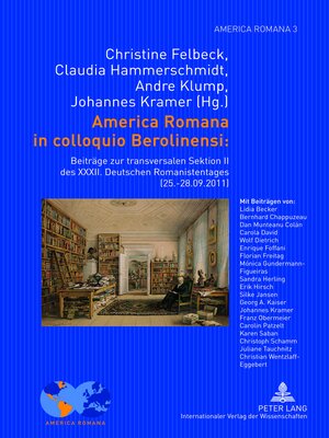 cover image of America Romana in colloquio Berolinensi